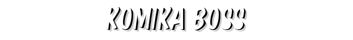 Komika Boss font